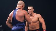 Cena made his debut against Kurt Angle!